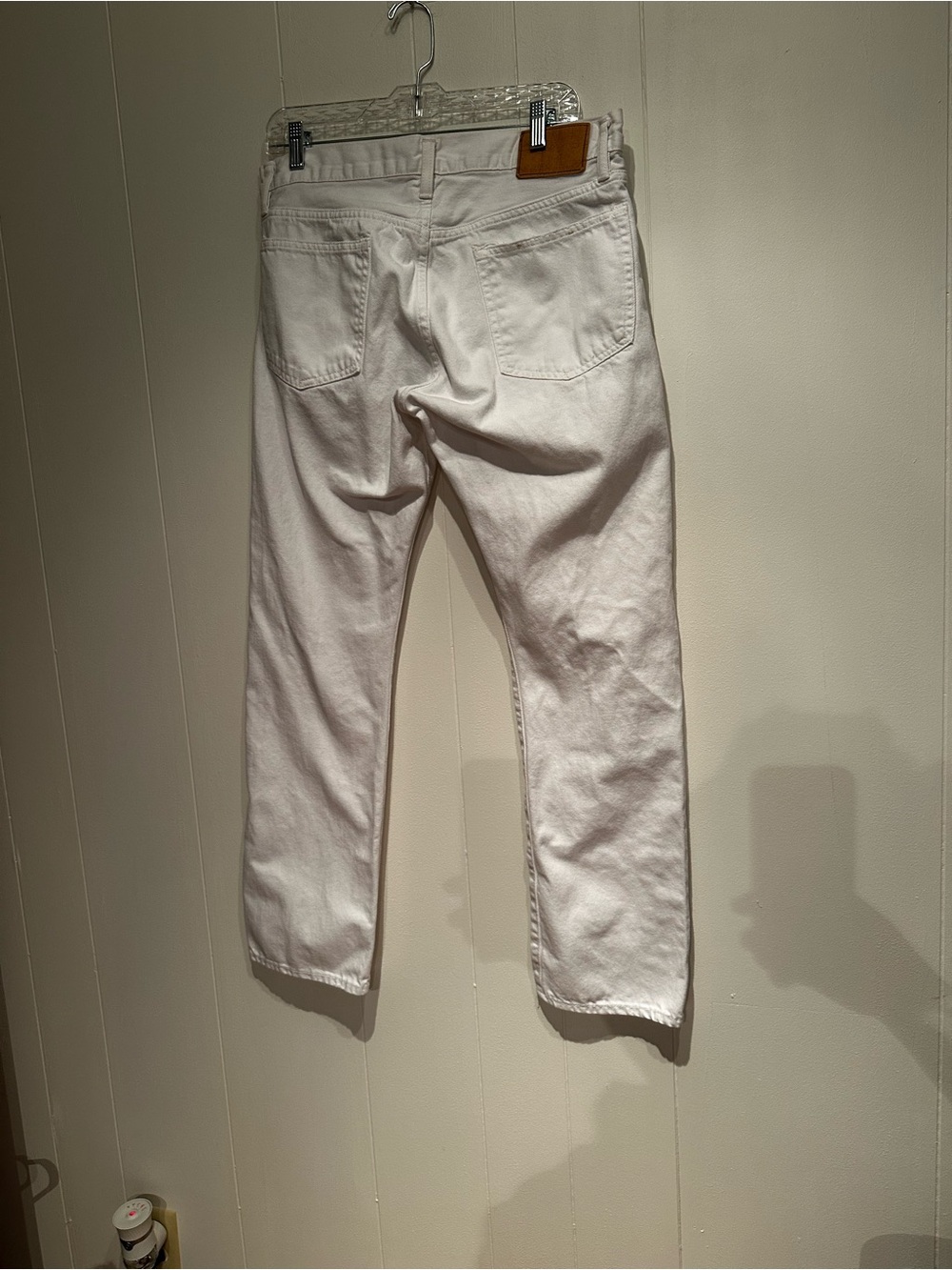 Polo Ralph Lauren Varick Slim Straight White Jeans Women's 32x30 Denim - Picture 9 of 10